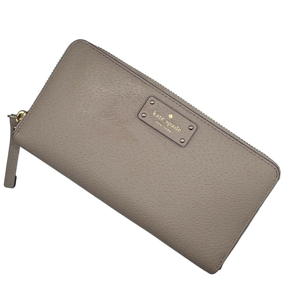 NWT KATE SPADE ♠️ Grove Street Neda Almondine Tan Zip Wallet